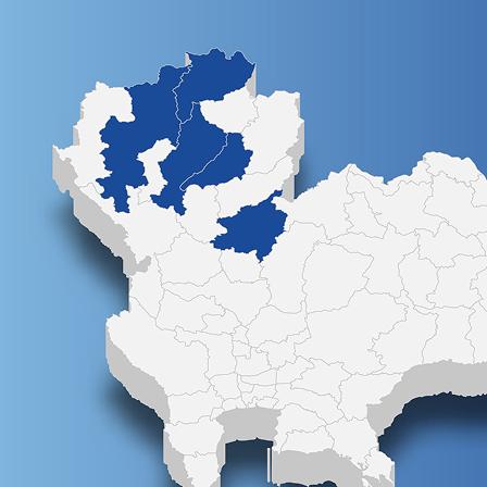 north