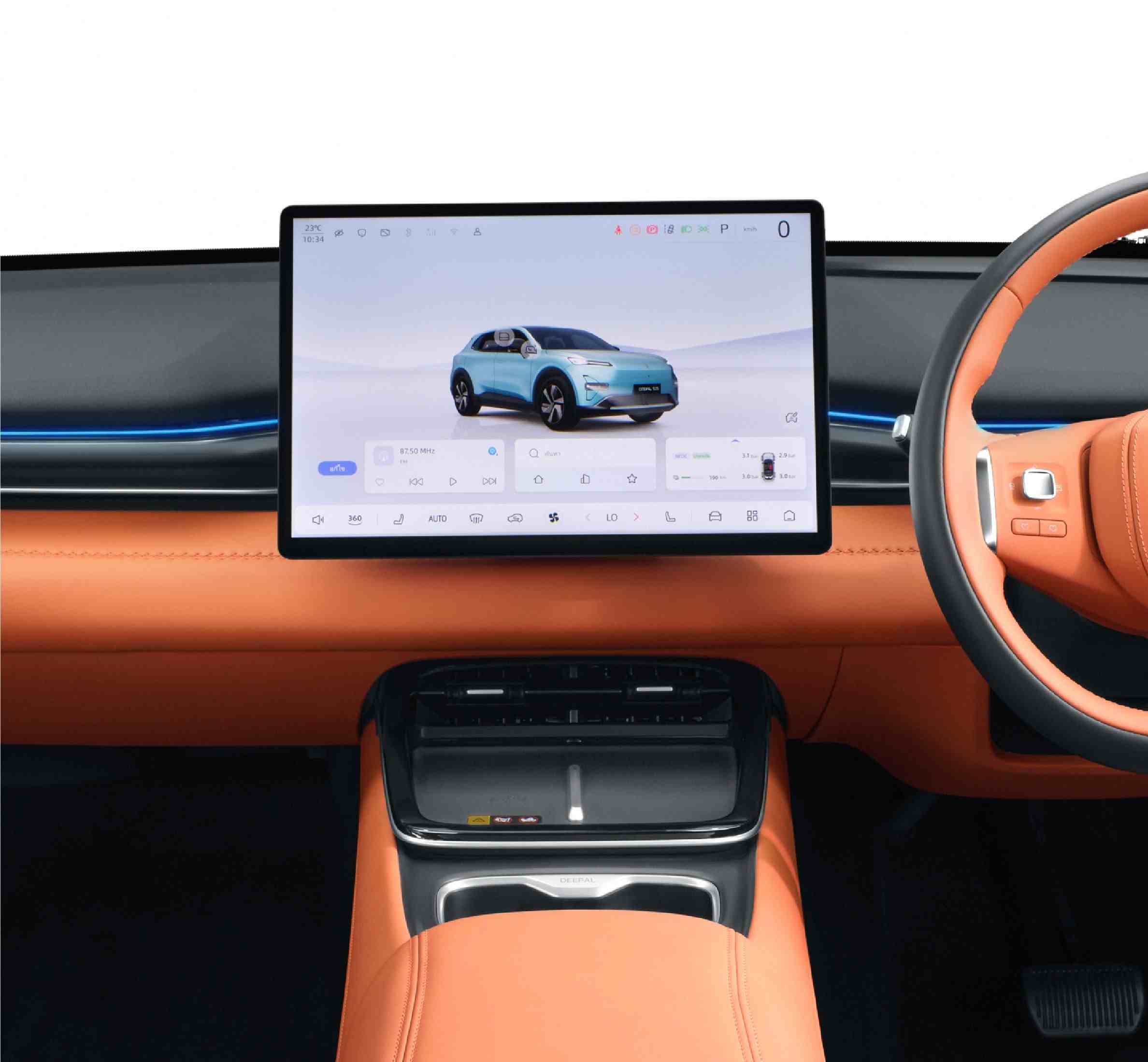 15.4” Sunflower touchscreen