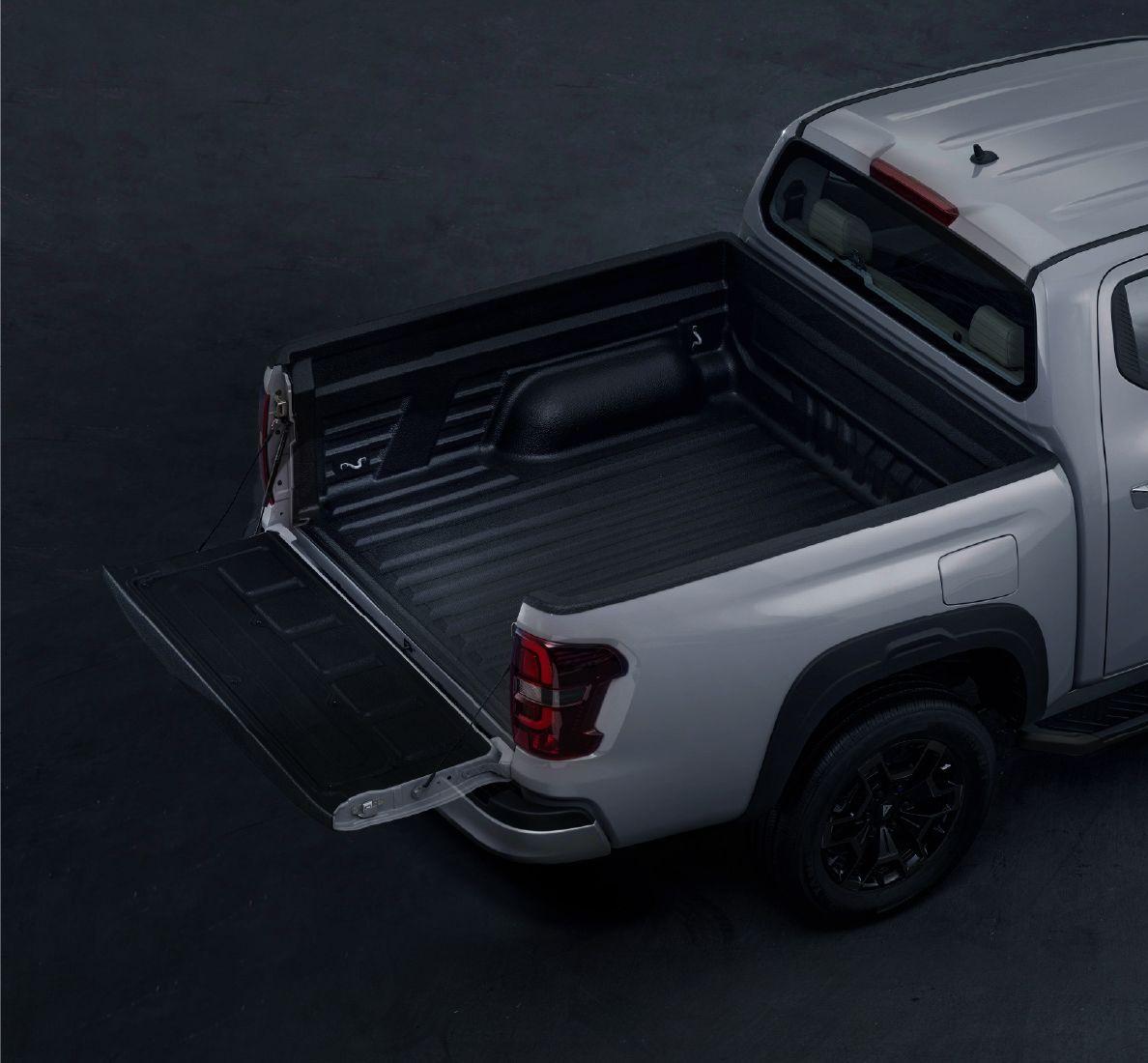 เพิ่มพื้นที่บรรทุกสัมภาระของคุณด้วยกระบะท้ายที่กว้างขวาง