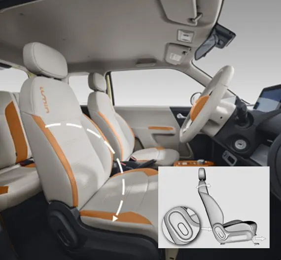 One Lever Flip and Move Front Passenger Seat