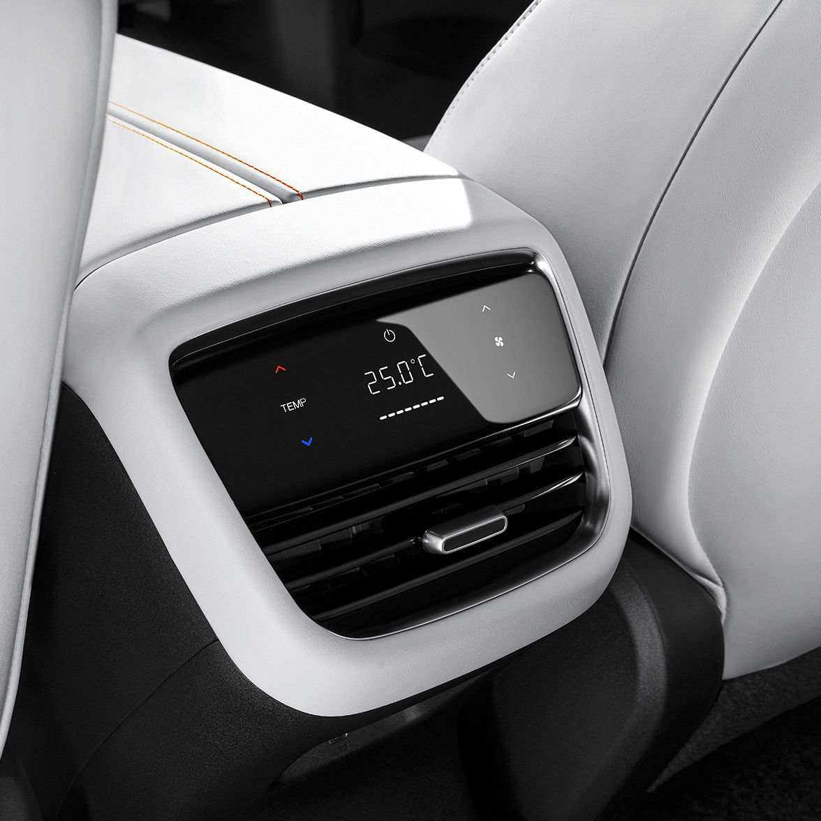 Rear touchscreen A/C control