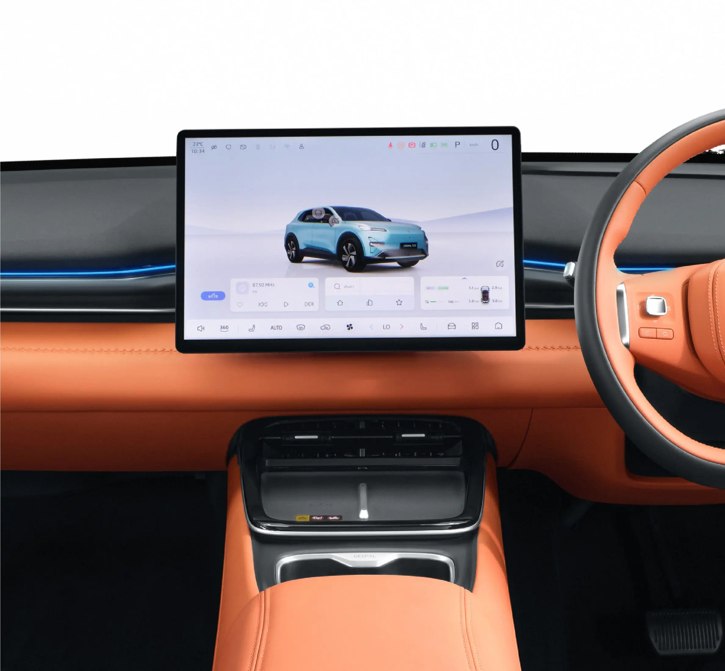 15.4” Sunflower touchscreen